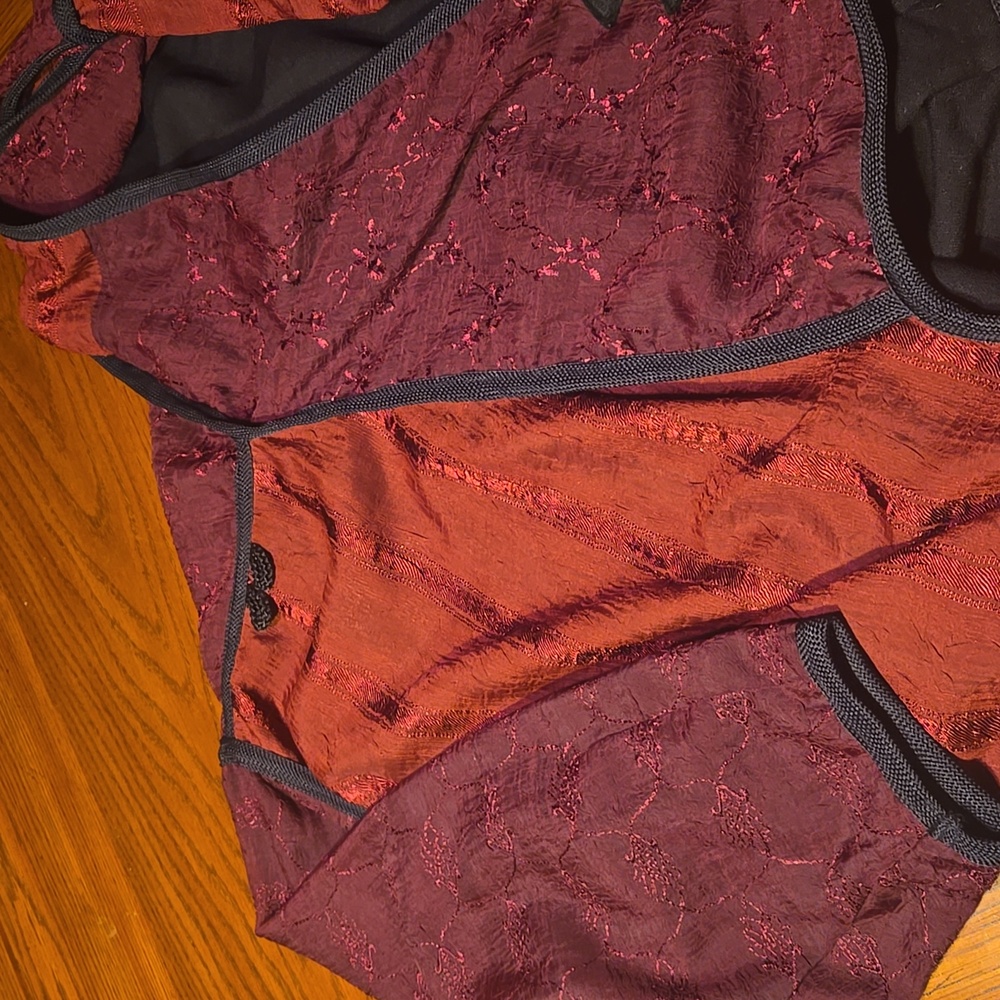 1980's Miko Francisco Vintage Designer Silk Jacket - Picture 5 of 10